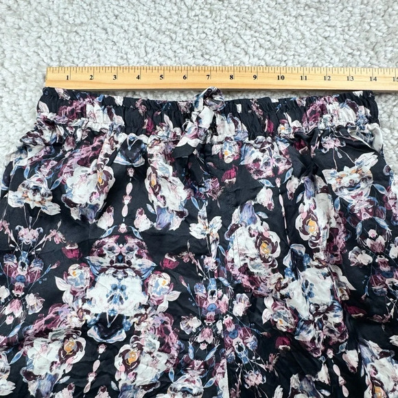 Chloe Kristyn Flowy Lightweight Floral Flower Boho Pants. Medium. Made in USA - Picture 9 of 12